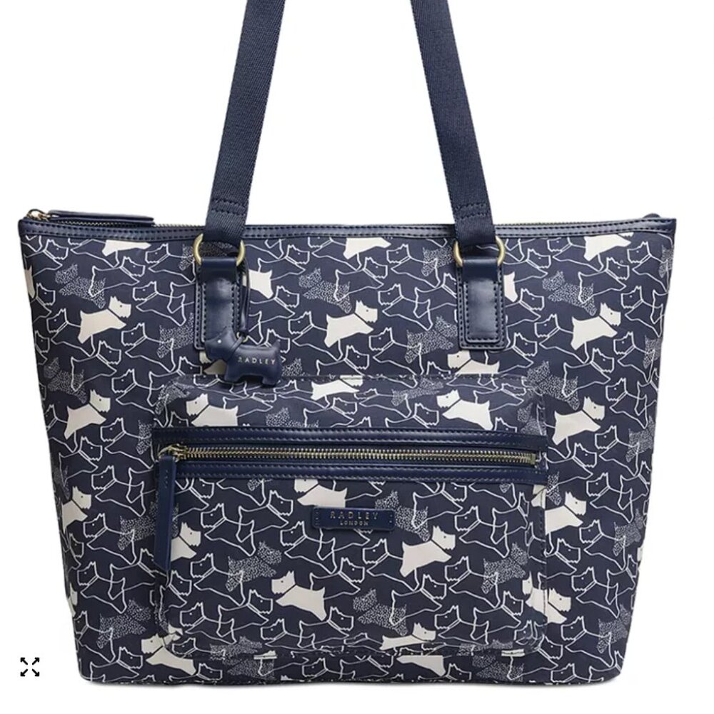 Radley London Women's Texture Dog Large Ziptop Tote Bag